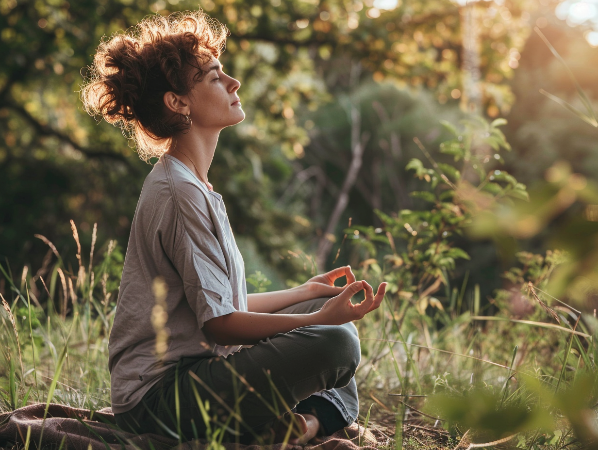Інструктор йоги демонструє асану